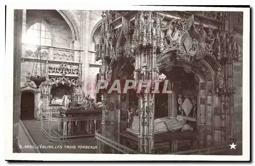 Cartes postales Brou l'Eglise les Trois Tombeaux