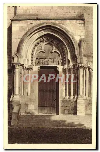 Ansichtskarte AK Ambronay Portail gauche de l'Eglise