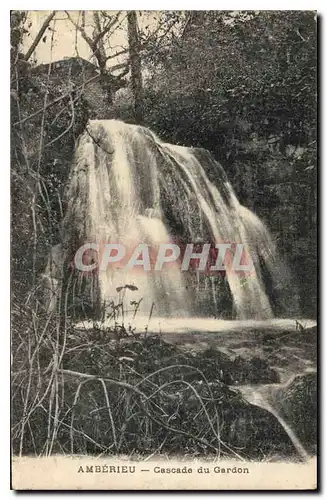 Cartes postales Amberieu Cascade du Gardon