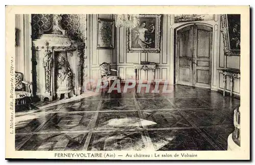 Cartes postales Ferney Voltaire Ain Au Chateau Le Salon de Voltaire