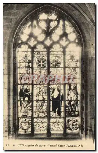 Cartes postales Bourg Eglise de Brou Vitrail Saint Thomas