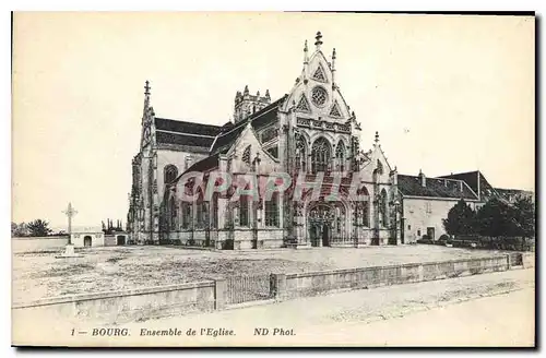 Cartes postales Bourg Ensemble de l'Eglise