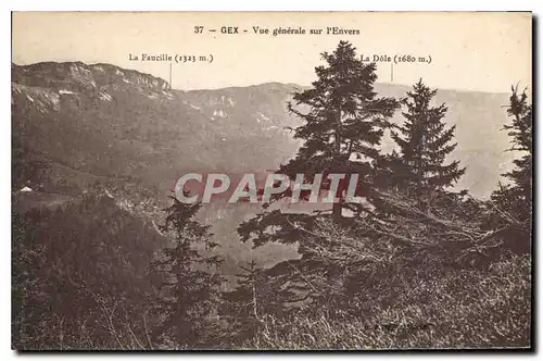 Cartes postales Gex Vue generale sur l'Envers