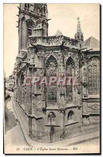 Cartes postales Caen L'Eglise Saint Sauveur