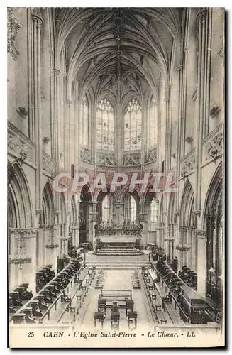 Cartes postales Caen L'Eglise Saint Pierre Le Choeur