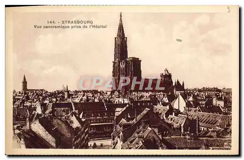 Cartes postales Strasbourg Vue panoramique prise de l'Hopital