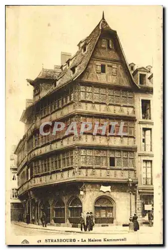 Ansichtskarte AK Strasbourg La Maison Kammerzell