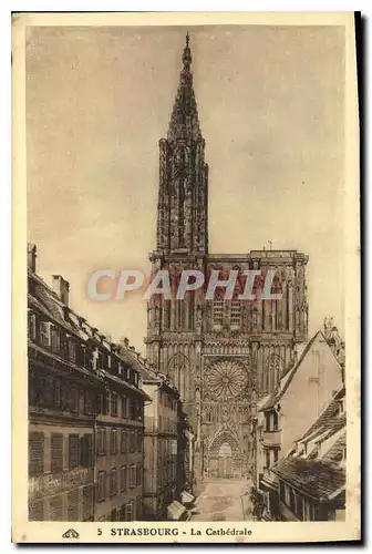 Cartes postales Strasbourg La Cathedrale