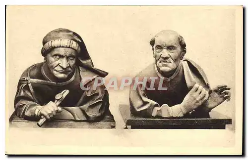 Cartes postales Institution St Marc a Strasbourg Bustes en bois