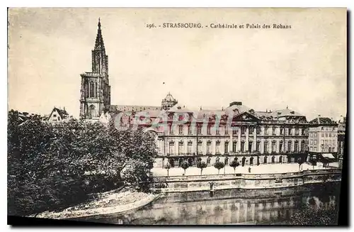 Cartes postales Strasbourg Cathedrale et Palais des Rohans