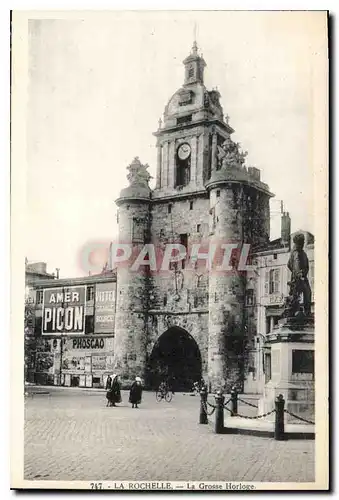 Cartes postales La Rochelle La Grosse Horloge