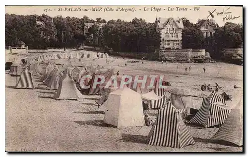 Ansichtskarte AK St palais sur Mer Cote d'Argent La Plage Les Tentes