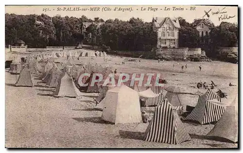 Cartes postales St palais sur Mer Cote d'Argent La Plage Les Tentes