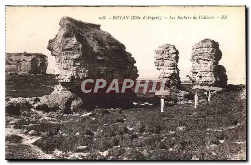 Ansichtskarte AK Royan Cote d'Argent Les Rochers de Vallieres