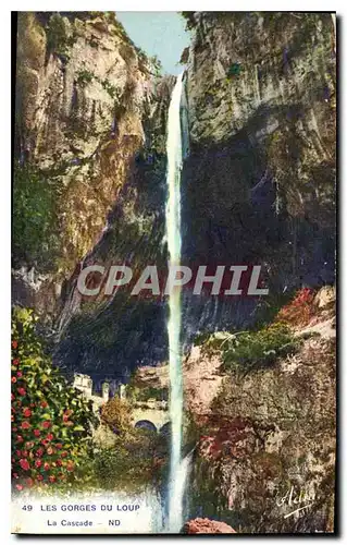 Cartes postales Les Gerges du Loup la Cascade