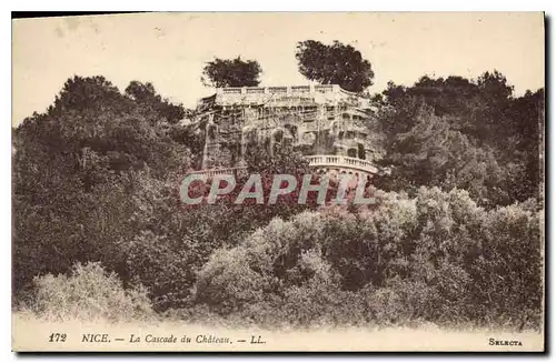 Ansichtskarte AK Nice La Cascade du Chateau