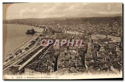 Cartes postales Nice Panorama pris du Chateau