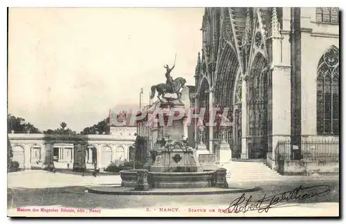 Cartes postales Nancy Statue de Rene II