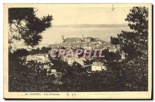 Cartes postales Cannes Vue generale