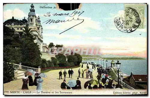 Cartes postales Monte Carlo Le Theatre et les Terrasses