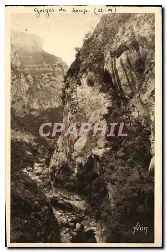 Ansichtskarte AK La Douce France Gorges du Loup A M