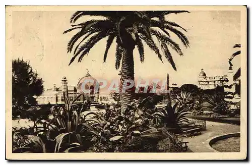 Cartes postales Cote d'Azur Artistique Nice Un coin des jardins