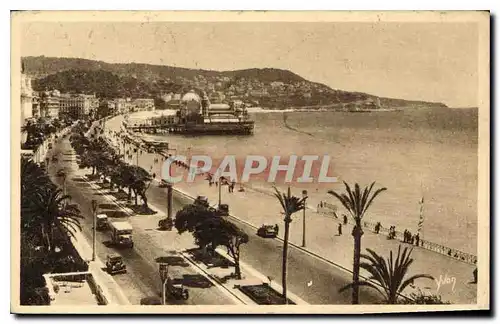 Cartes postales La Douce France Cote d'Azur Nice Alpes Maritimes Promenade des Anglais et Palais de la Jetee