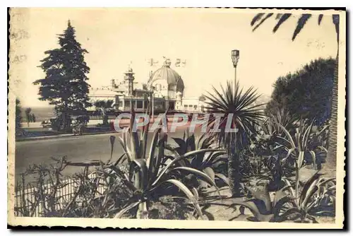 Ansichtskarte AK La Douce France Cote d'Azur Nice La Flore des Jardins Albert Ier et le Palais de la Jetee