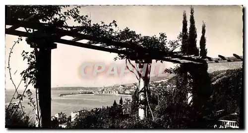 Cartes postales Menton vue generale prise de la Villa Rosmarino