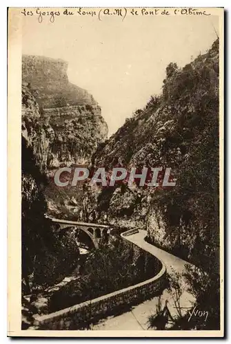 Ansichtskarte AK La Douce France Gorges du Loup A M Pont de l'Abime