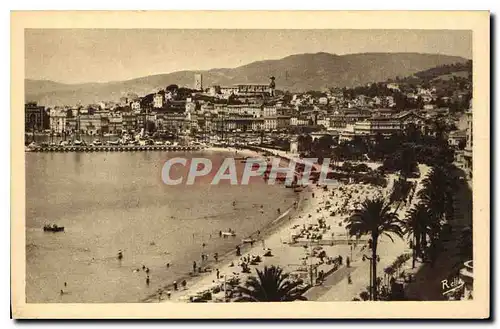 Cartes postales Cannes La Croisette et le mont Chevalier