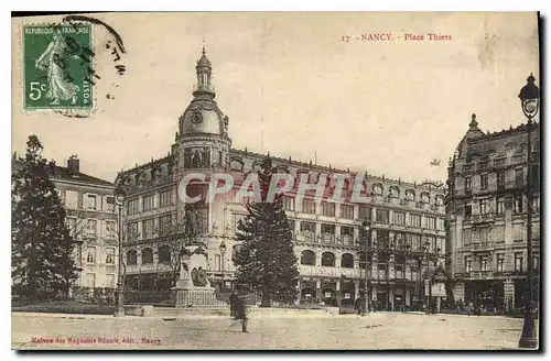 Cartes postales Nancy Place Thiers