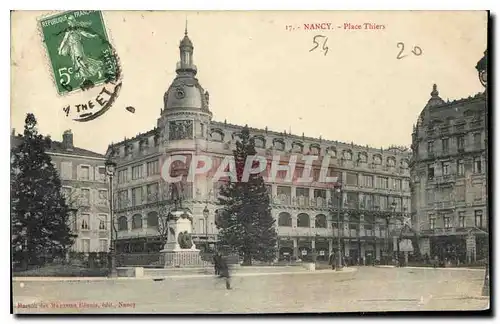 Cartes postales Nancy Place Thiers