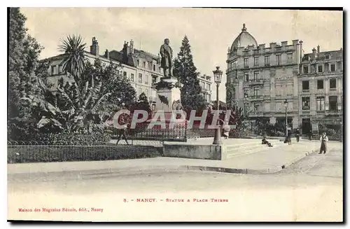 Cartes postales Nancy Statue et Place Thiers