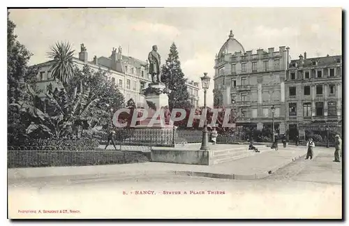 Cartes postales Nancy Statue et Place Thiers