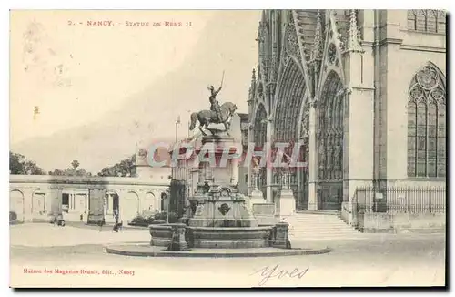 Cartes postales Nancy Statue de Rene II