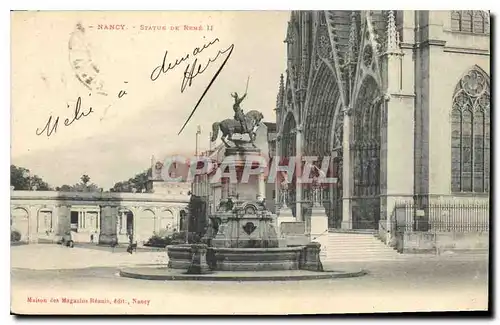 Cartes postales Nancy Statue de Rene II