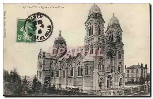 Ansichtskarte AK Nancy Eglise du Sacre Coeur