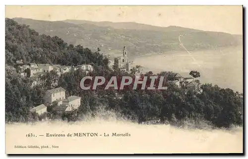 Ansichtskarte AK Environs de Menton La Mortolla