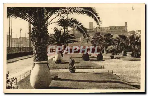 Ansichtskarte AK Cote d'Azur Cannes Le Suquet vu du Jardins du Casino