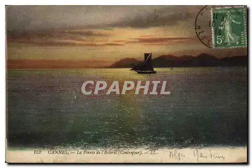 Cartes postales Cannes la Pointe de l'Esterel Contrejour