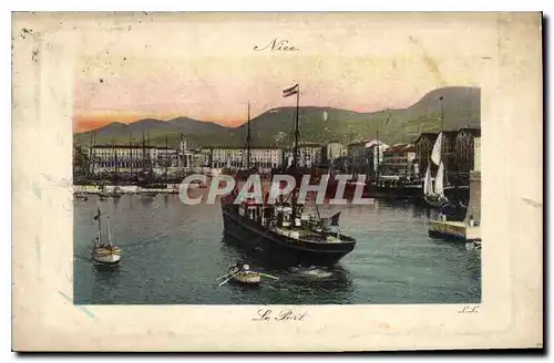 Cartes postales Nice Le Port Bateau