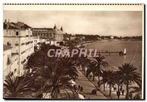 Cartes postales Cannes promenade de la Croisette