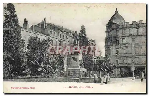 Cartes postales Nancy Place Thiers