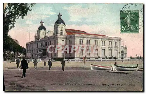 Cartes postales Cannes Casino Municipal facade