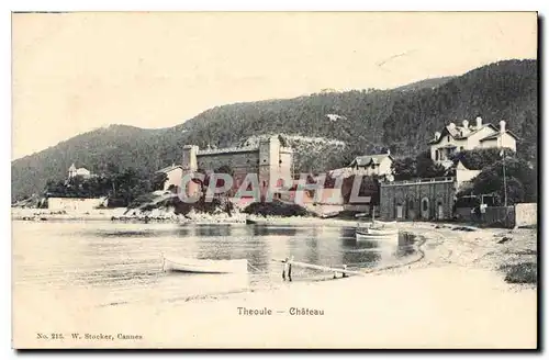 Cartes postales Theoule Chateau