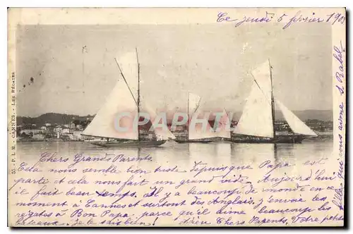 Cartes postales Cannes Les Regates Bateaux