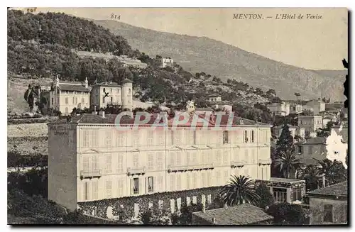 Cartes postales Menton l'Hotel de Ville