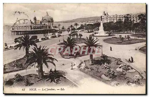 Cartes postales Nice Les Jardins