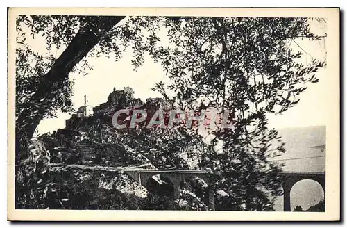 Cartes postales Eze A M route de la grande Corniche